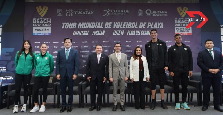 Yucatán y Quintana Roo serán sedes del Tour Mundial de Voleibol de Playa en marzo de 2024